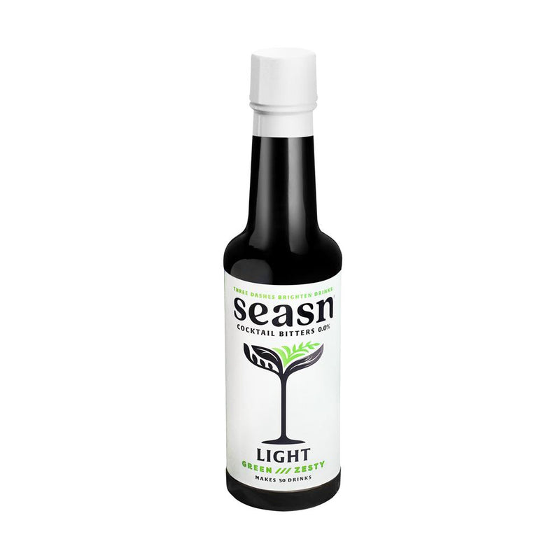 seasn LIGHT cocktail bitters 0.0%. 3 dashes transform drinks.