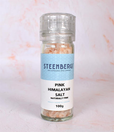 Pink Himalayan Salt in Grinder Jar 100g