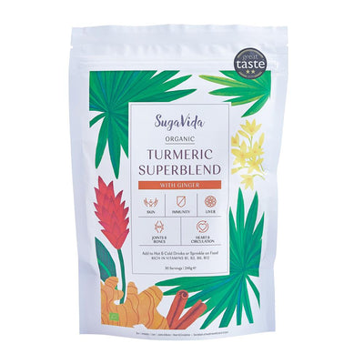 Turmeric Superblend - Spicy Ginger 240g