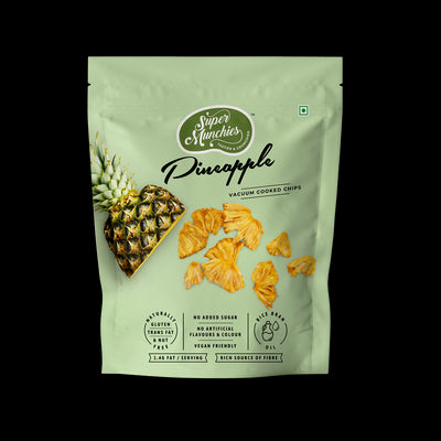 Super Munchies Vacuum Cooked Pineapple Chips 50g