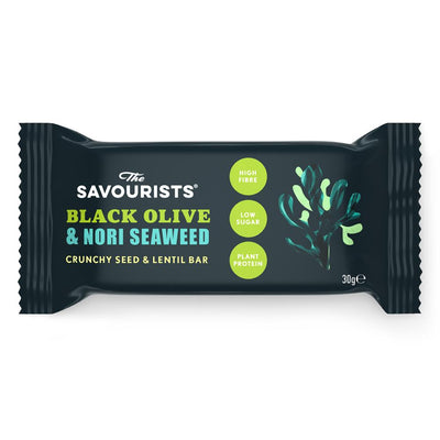 Rich Black Olive and Nori Seaweed Bar 30g