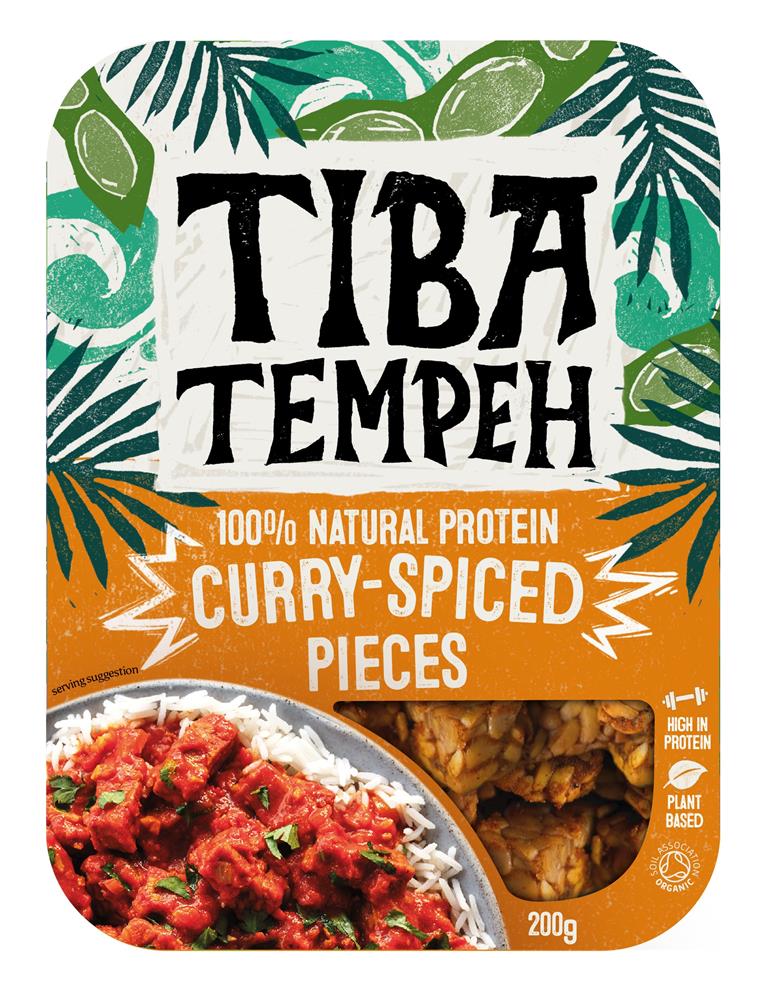 Tiba Tempeh Curry Pieces 200g