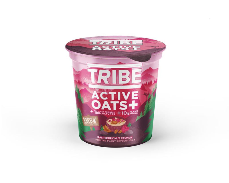 Active Oats+ Pot Raspberry Nut Crunch Instant Breakfast Oats Pot