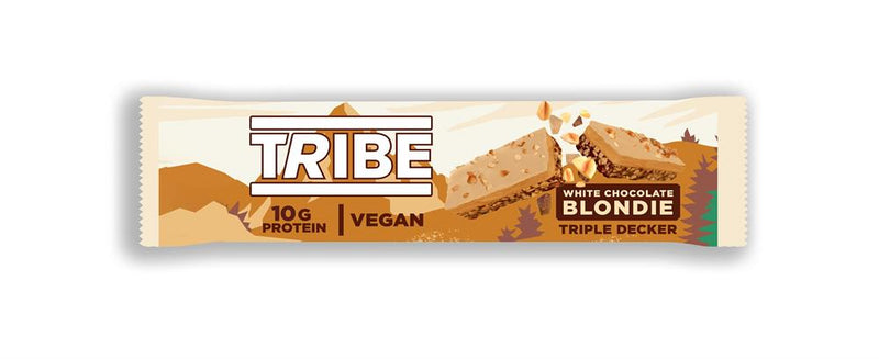 Triple Decker White Choc Blondie Plant Protein Bar 40g