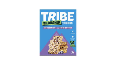 TRIBE Wildfarmed Blueberry + Almond Butter Flapjack Multipack 150g