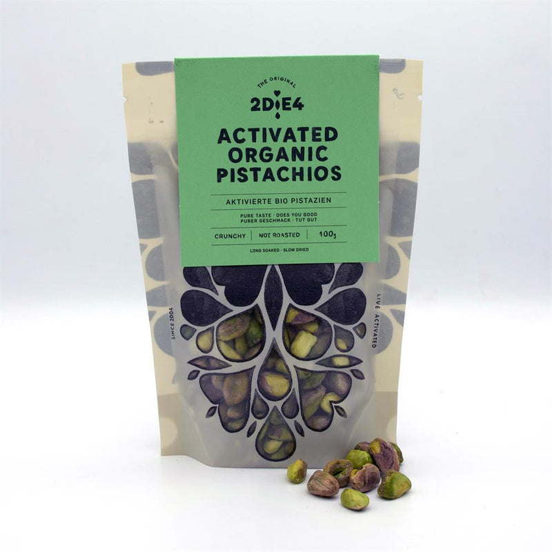 2DiE4 Activated Organic Pistachios 100g