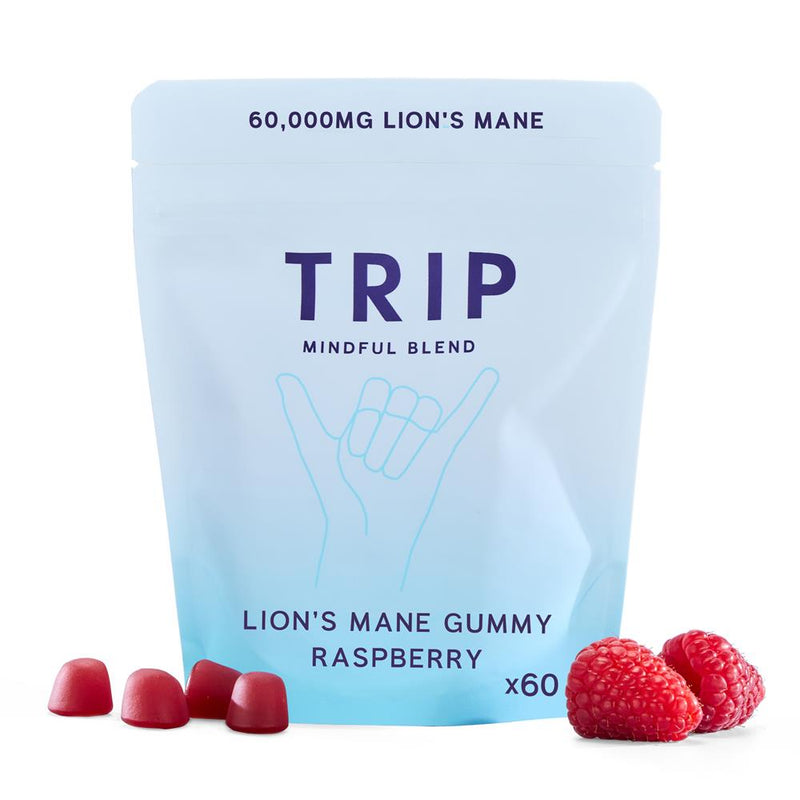 TRIP Raspberry Lions Mane Gummies x 60 180g