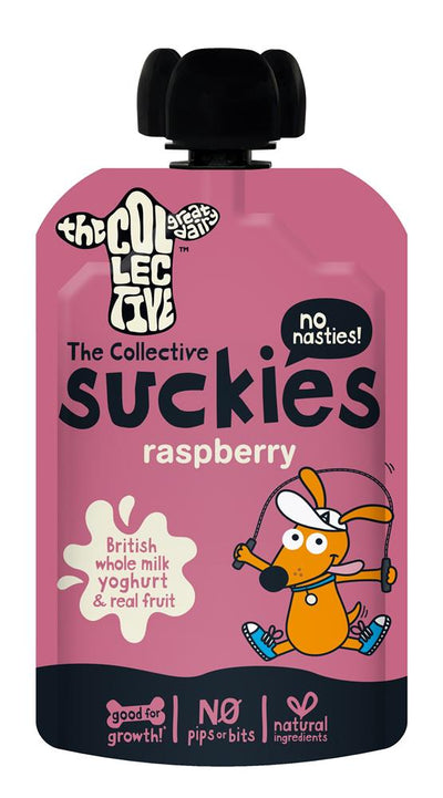 The Collective Suckies Raspberry Kids Yoghurt Pouch 90g