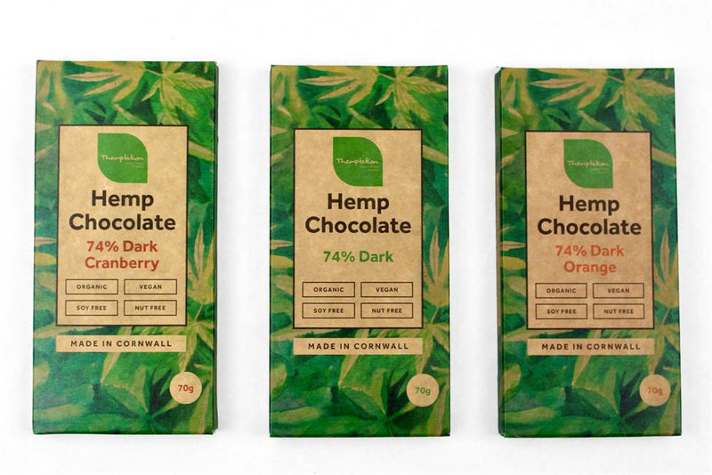 Organic Hemp Chocolate Bar 74% 70g