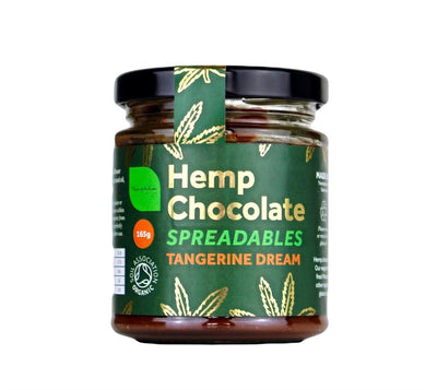 Organic Hemp Chocolate Spreadables - Tangerine Dream 165g