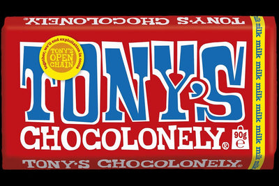 Tonys Chocolonely Milk Chocolate Bar 90g