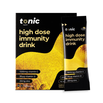 Tonic Health Lemon & Honey immunity support. 10 Sachets