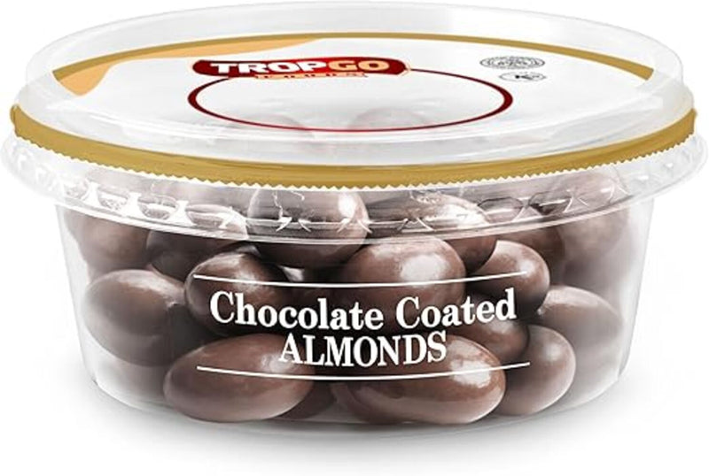 Tropgo Chocolate Coated Almonds 150g