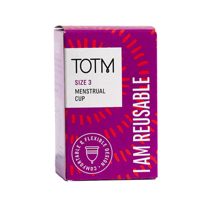 TOTM Menstrual Cup - Size 3 46mm diameter Case of 6