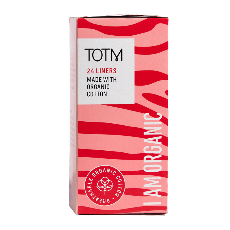 TOTM Organic Liners - Unwrapped 24 Per Box Case of 10