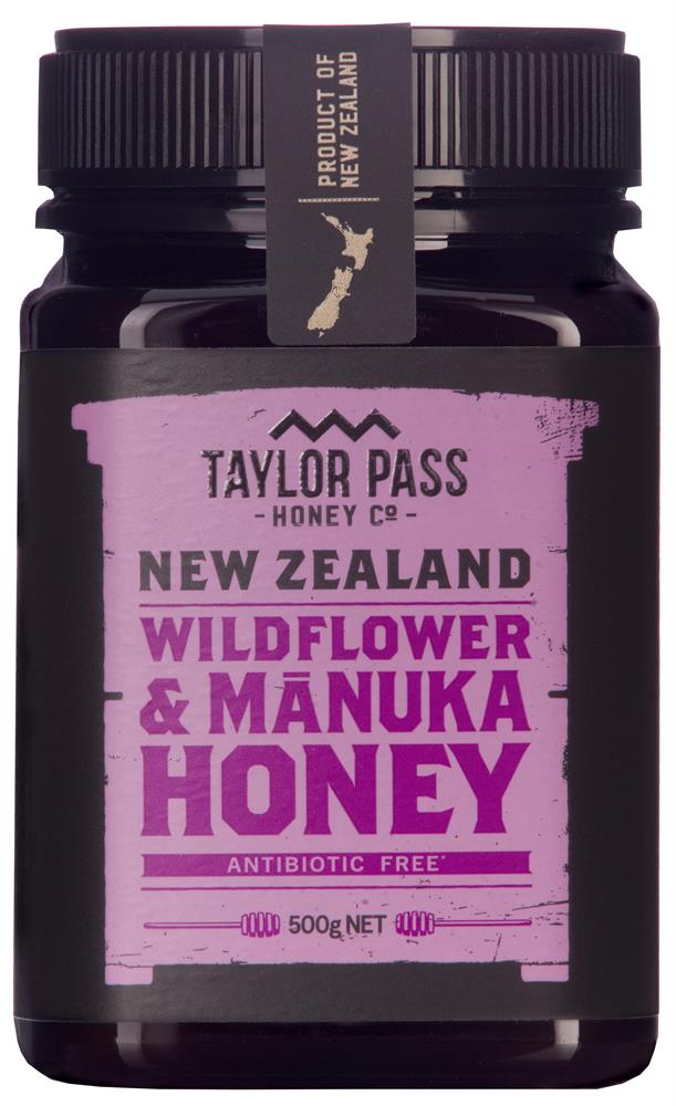 Taylor Pass Wildflower & Manuka Honey 500g