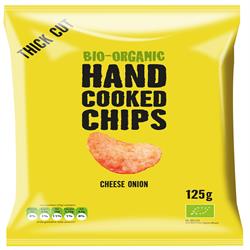 Organic Handcooked Crisps Cheese & Onion 40g