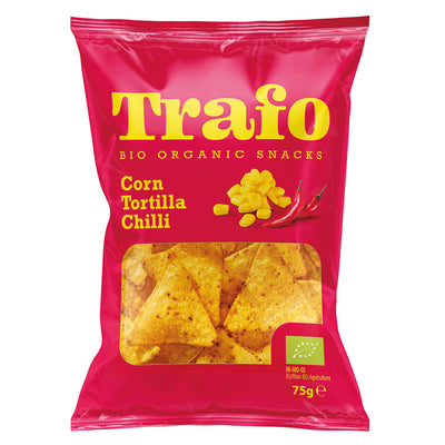 Organic Tortilla Chips Chilli 75g