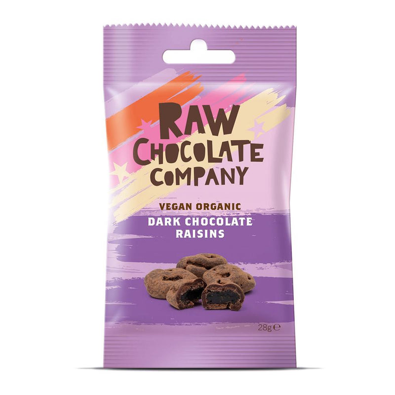 Organic Raw Chocolate Raisins 28g