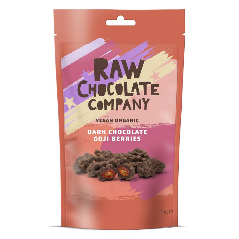 Organic Raw Chocolate Goji Berries 125g