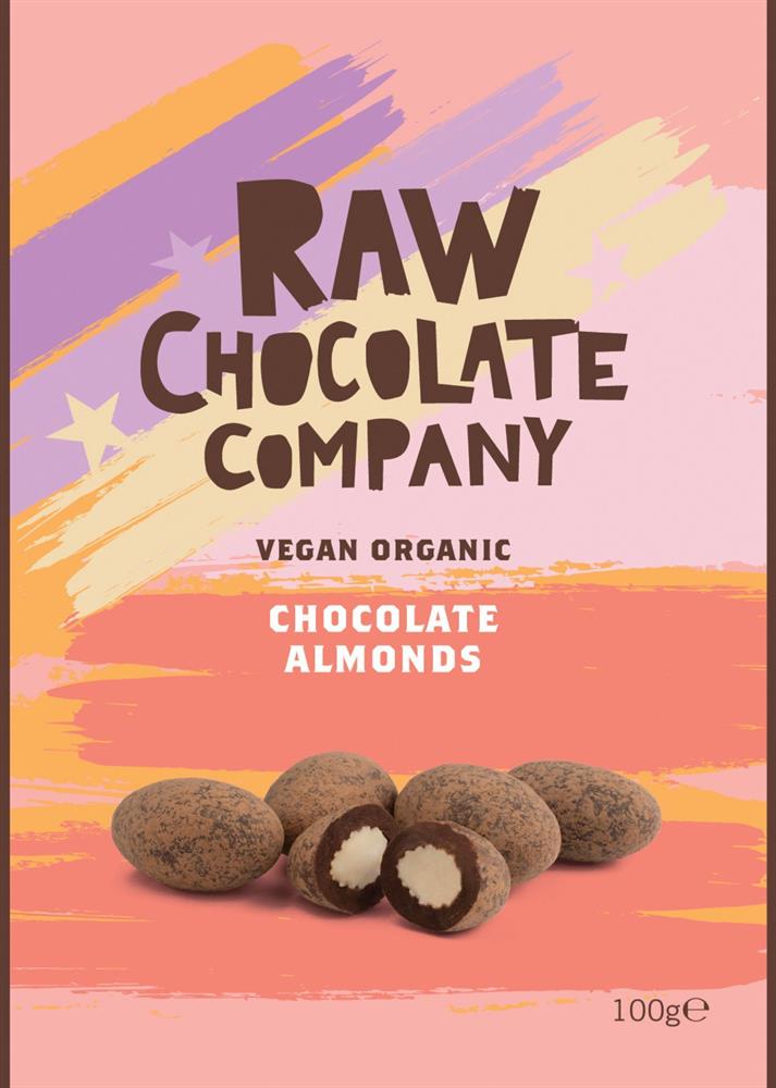 Organic Chocolate Almonds 100g