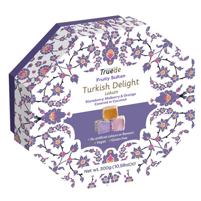 Strawberry Mulberry and Orange Fruity Sultan Delight 300g