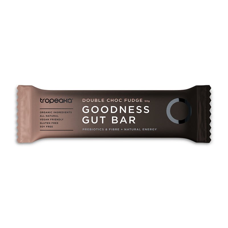 Tropeaka PGoodness Gut Bar Double Chocolate Fudge 50g