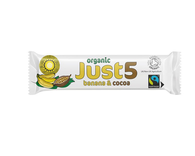 Vegan Organic Banana & Cocoa Bar 40g