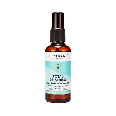 Tisserand Total De-Stress Massage & Body Oil 100ml