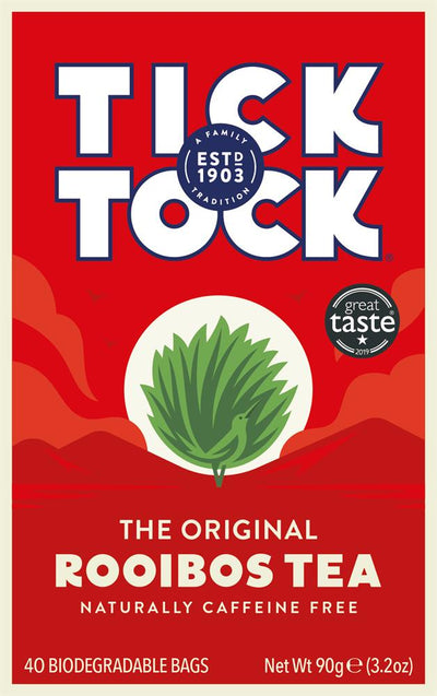 Tick Tock Organic Rooibos Tea 40 tea bags