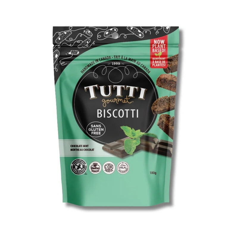 Tutti Handmade Gluten Free Vegan Mint Biscotti 180g