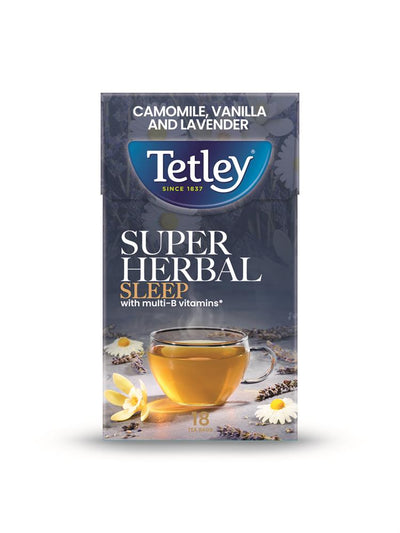 Tetley Super Herbal Sleep Camomile Lavender and Vanilla