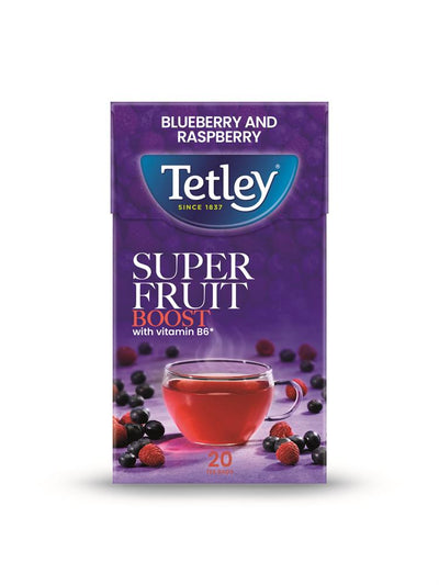 Tetley Super Fruits Boost Blueberry & Raspberry