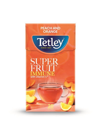 Tetley Super Fruits Immune Peach & Orange