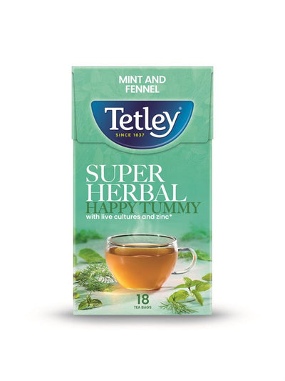 Tetley Super Herbal Digestion Mint and Fennel