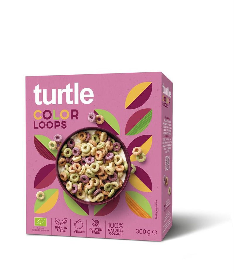 Turtle Color Loops 300g Organic & Gluten Free