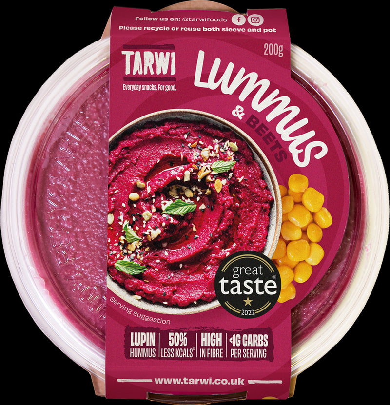 Lummus Lupin Bean Hummus with Beets 200g