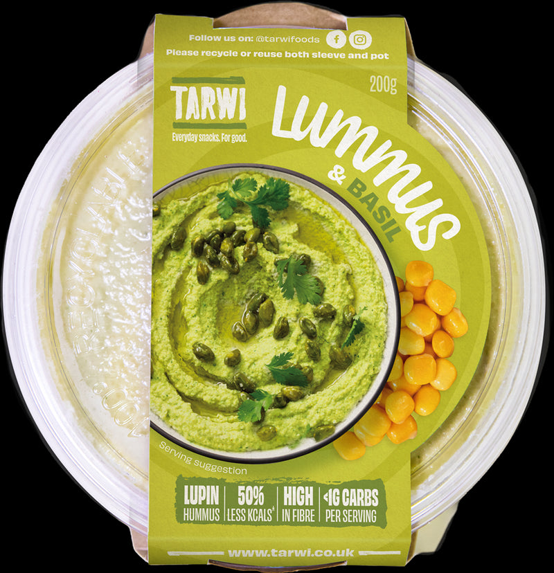 Lummus Lupin Hummus with Basil 200g