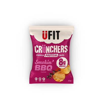 UFIT Crunchers High Protein Popped Chips - Smokehouse BBQ 35g