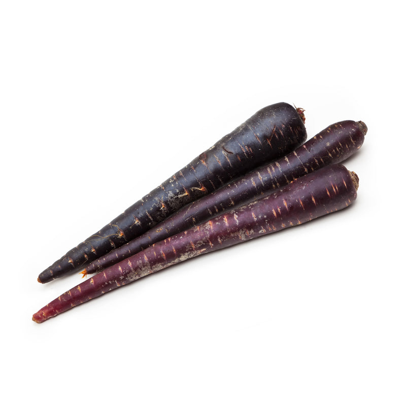 Organic Carrots (Purple, Bunched) 500g