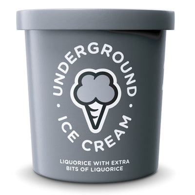 Liquorice Flavoured Ice Cream with Liquorice Pieces 290g