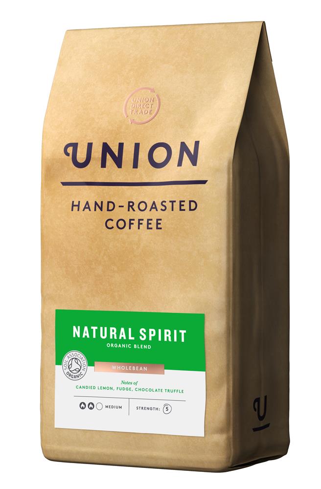 Union Coffee Organic Natural Spirit 500g Bean