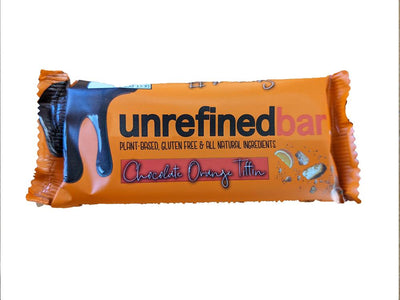 Chocolate Orange Tiffin - Vegan and Refined Sugar Free Bar 48g