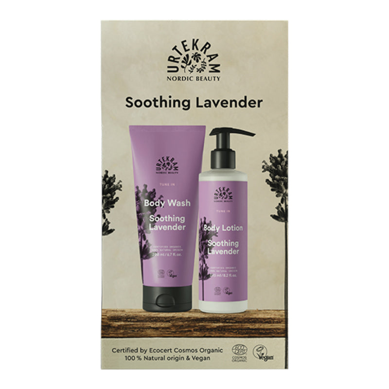 Vegan Soothing Lavender Body Lotion & Body Wash Gift Set 445g