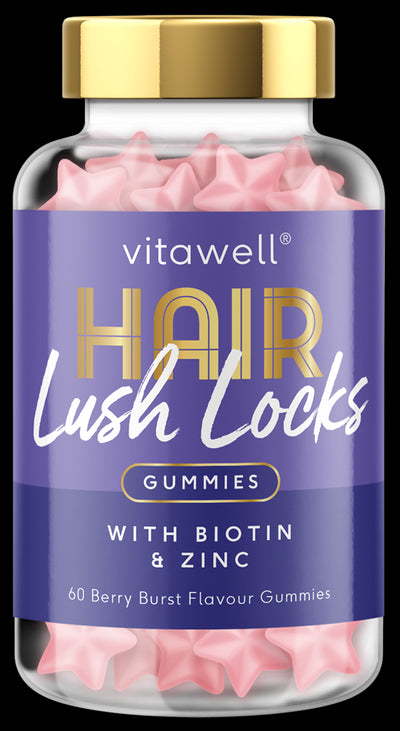 Vitawell Hair Lush Locks Gummies 60s