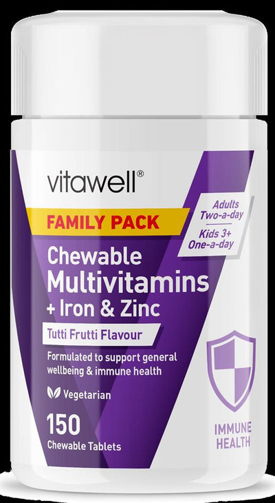 Vitawell Chewable Multivitamin 150 x 6