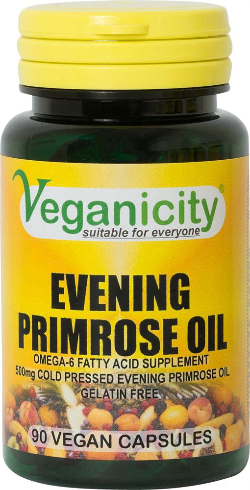 Cold Pressed Evening Primrose Oil 500mg 90 Vcaps (10% GLA)