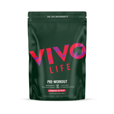 Vivo Life Pre-Workout Strawberry Beetroot 255g