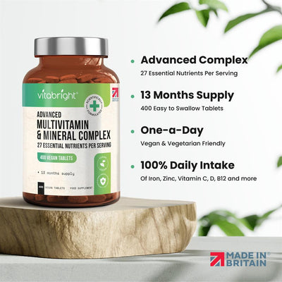 Multivitamin & Mineral Complex - 400 day supply