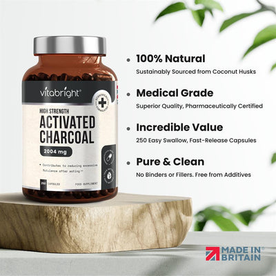 Activated Charcoal - 2004mg - 41 day supply